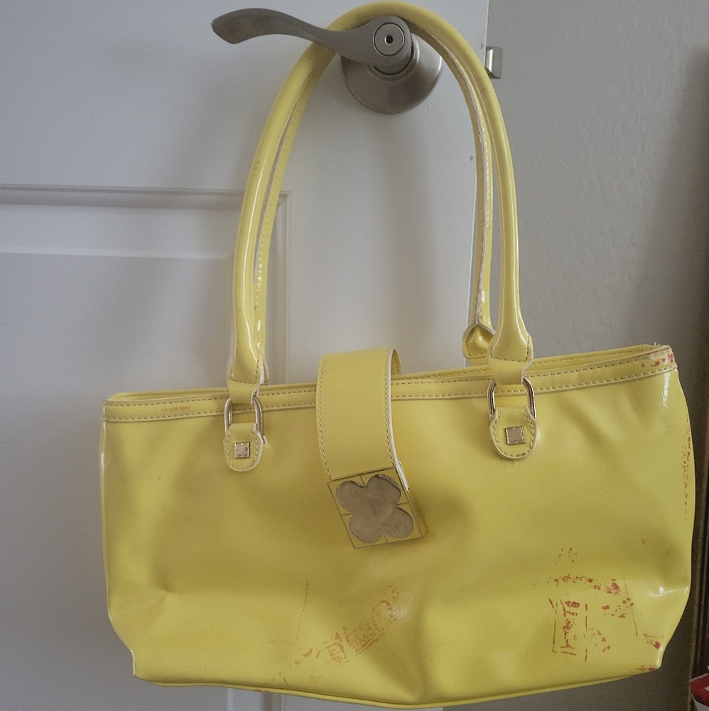 Yellow Liz Claiborne purse